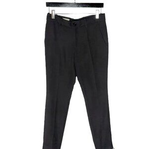 Gucci 2016 Black Trousers With Ruffle Accent